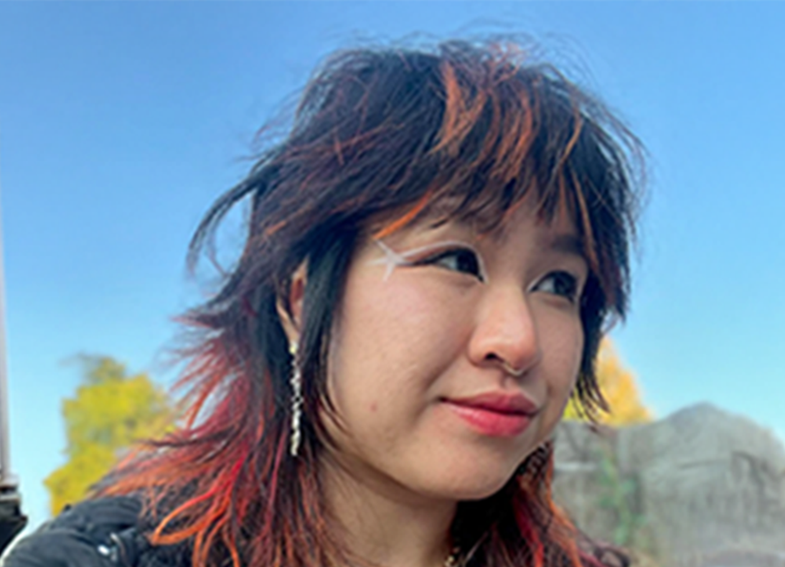 futuristic painting of farmland in space